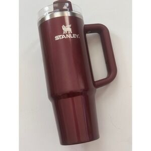 Stanley Quencher H2.0 FlowState Tumbler 40oz Maroon Burgundy Stainless Steel Mug